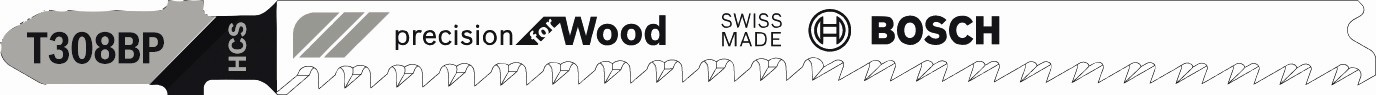 Hoja de sierra de calar HCS, T 308 BPPrecision for Wood