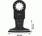 Hoja para corte de inmersión PRO AII 65 APIB, 65 x 40 mm, 10 uds.
