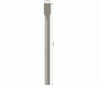 Cincel plano PRO HEX 28-4C, 35 x 400 mm