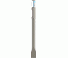 Cincel plano PRO HEX 30-4C, 35 x 400 mm