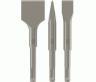 Set de cinceles PRO SDS plus-4C, cincel de punta chata, 3 uds.