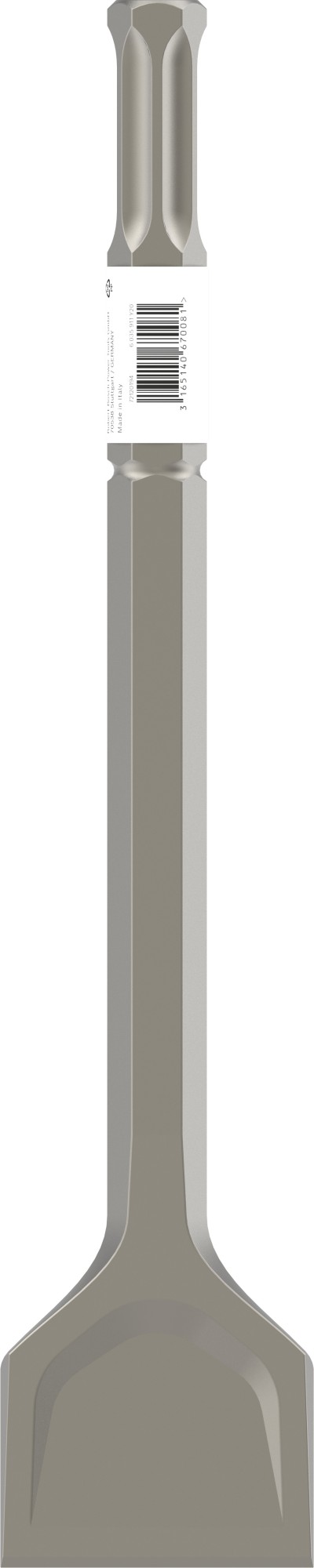 Cincel de pala PRO HEX 22-5C 80 x 400 mm