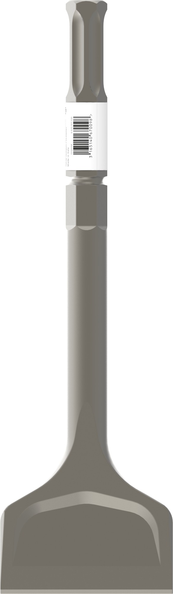 Cincel de pala PRO HEX 22-5C 115 x 400 mm