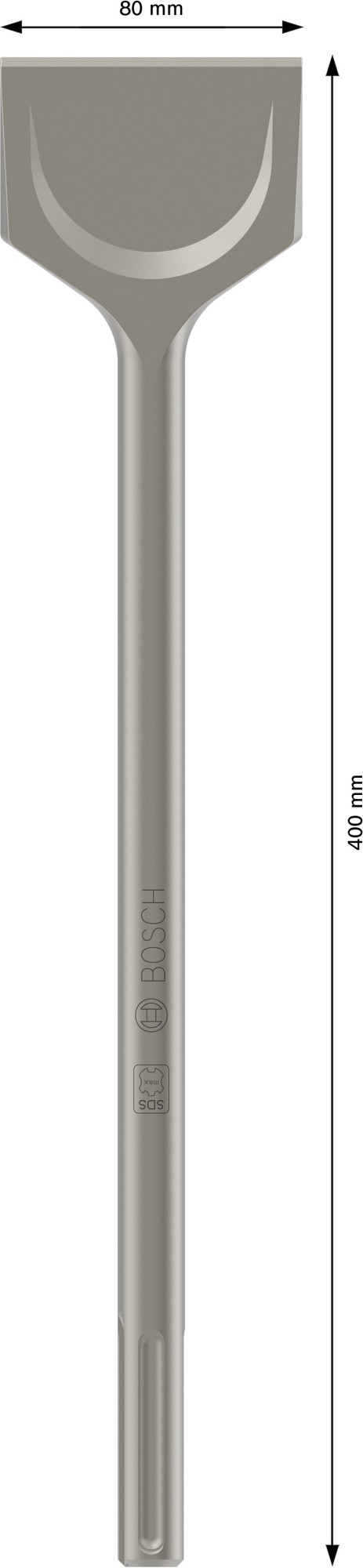 Cincel de pala PRO SDS max-5C 80 x 400 mm