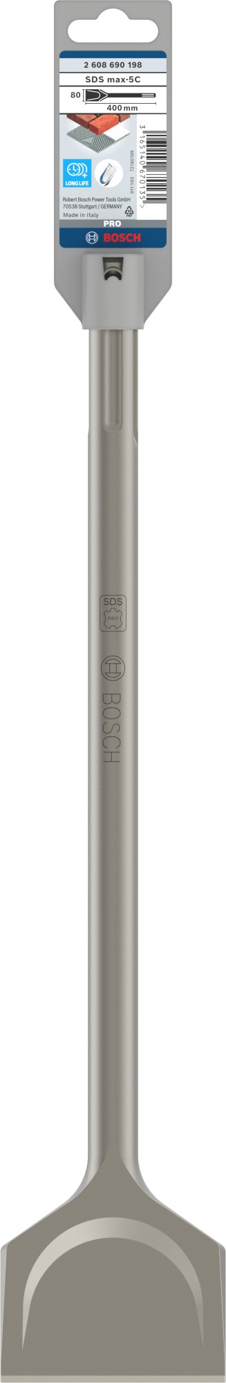 Cincel de pala PRO SDS max-5C 80 x 400 mm