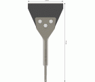 PRO SDS plus Floor Scraper, 130 x 290 mm