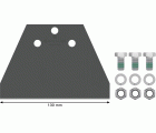 Set de repuesto de rascador de suelo PRO SDS plus, 130 mm