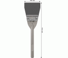 Rascador de suelos PRO HEX 28, 152 x 510 mm