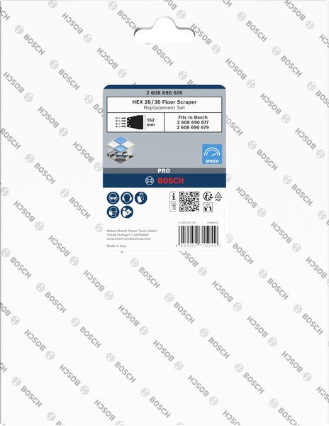 Set de repuesto de rascador de suelo PRO HEX 28/30