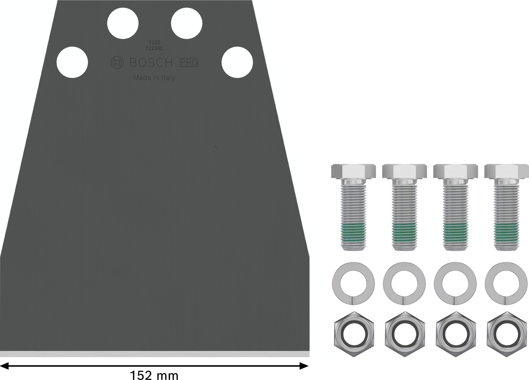 Set de repuesto de rascador de suelo PRO HEX 28/30