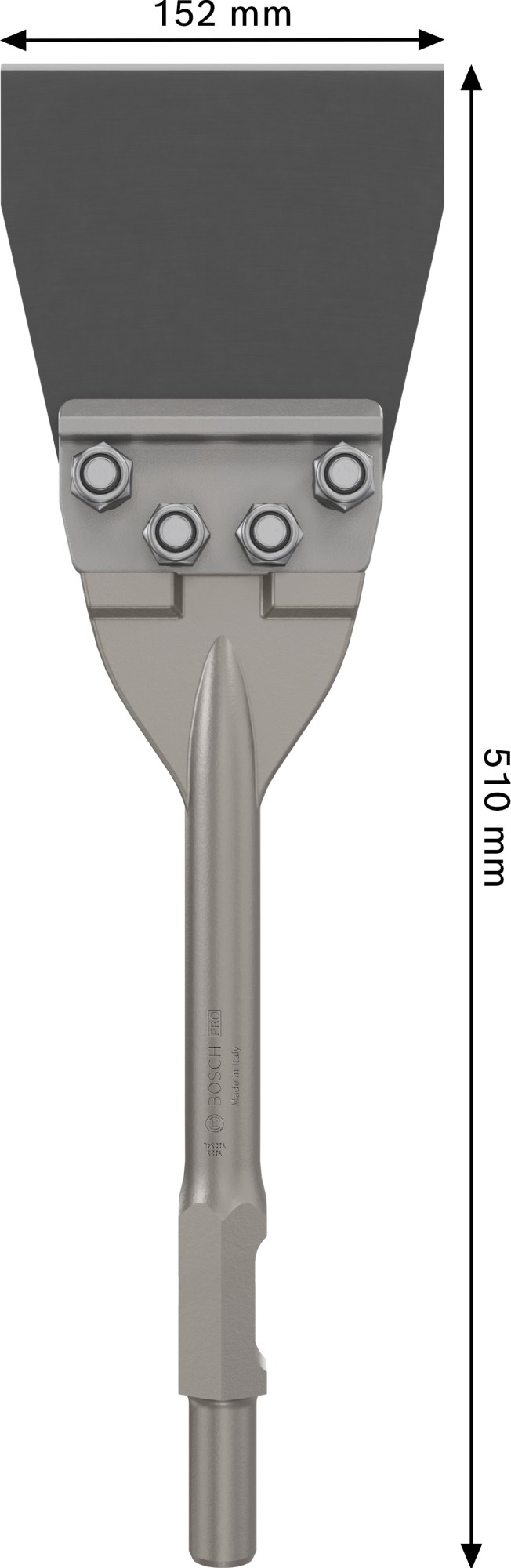 Rascador de suelos PRO HEX 30, 152 x 510 mm