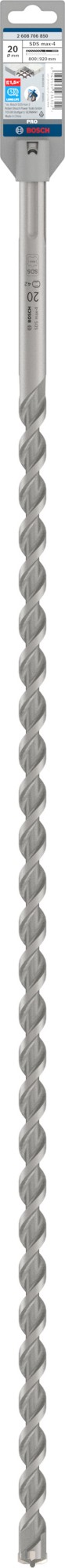 Broca para martillo PRO SDS max-4, 20 x 800 x 920 mm