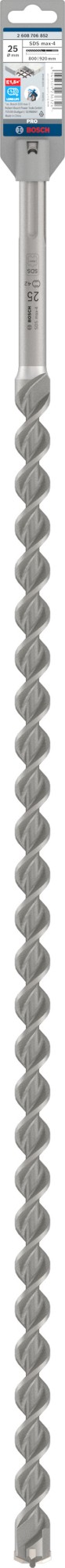 Broca para martillo PRO SDS max-4, 25 x 800 x 920 mm