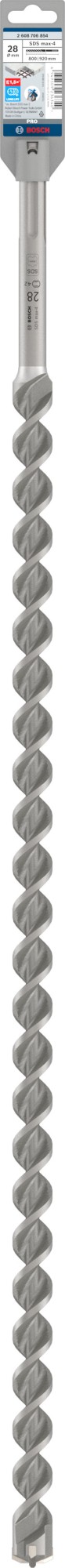 Broca para martillo PRO SDS max-4, 28 x 800 x 920 mm