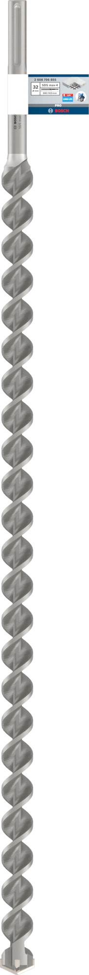 Broca para martillo PRO SDS max-4, 32 x 800 x 920 mm