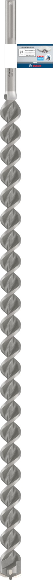 Broca para martillo PRO SDS max-4, 35 x 800 x 920 mm