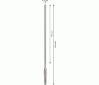 Broca para martillo PRO SDS plus-5X, 6 x 200 x 260 mm