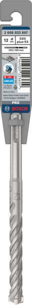 Broca para martillo PRO SDS plus-5X, 12 x 100 x 160 mm