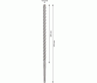 Broca para martillo PRO SDS plus-5X, 12 x 250 x 310 mm