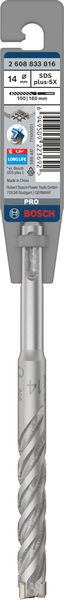 Broca para martillo PRO SDS plus-5X, 14 x 100 x 160 mm