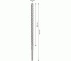 Broca para martillo PRO SDS plus-5X, 14 x 250 x 310 mm