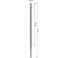 Broca para martillo PRO SDS plus-5X, 16 x 300 x 360 mm