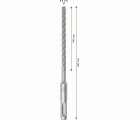 Broca para martillo PRO SDS plus-5X, 6,5 x 100 x 160 mm, 10 uds.