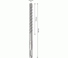 Broca para martillo PRO SDS plus-5X, 10 x 100 x 160 mm, 10 uds.