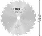 Hoja de sierra circular PRO Wood cordless, 165 x 1,5 x 15,875 mm, T24