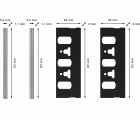 Set de cuchillas para cepillo PRO, 4 unidades