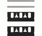 Set de cuchillas para cepillo PRO, 4 unidades