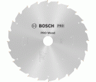 Hoja de sierra circular PRO Wood cordless, 254 x 2,2 x 30 mm, T24