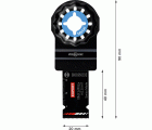 Hoja de multiherramienta EXPERT MetalMax AIZ 20 AIT de 40 x 20 mm