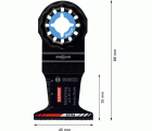 Hoja de multiherramienta EXPERT MetalMax AIZ 45 AIT de 45 mm