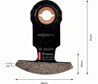 Hoja de multiherramienta EXPERT Corner MATI 68 RSD4 de 68 x 10 mm