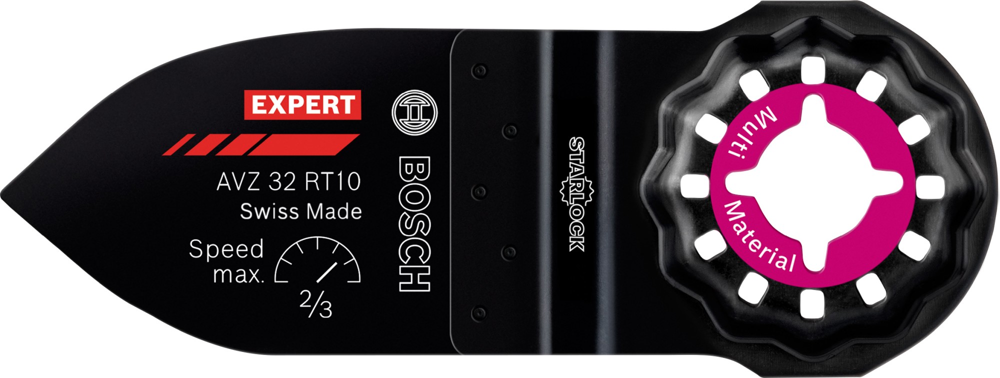 Plato lijador de multiherramienta EXPERT Sanding Finger AVZ 32 RT10 fina de 32 x 53 mm