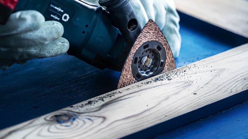 Hoja de multiherramienta EXPERT Sanding Plate MAVZ 116 RT4, 116 mm