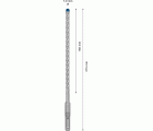 Broca para martillo EXPERT SDS plus-7X de 7 x 150 x 215 mm