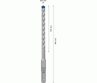 Broca para martillo EXPERT SDS plus-7X de 8 x 100 x 165 mm