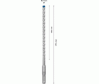 Broca para martillo EXPERT SDS plus-7X de 8 x 150 x 215 mm