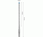 Broca para martillo EXPERT SDS plus-7X de 9 x 150 x 215 mm