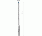 Broca para martillo EXPERT SDS plus-7X de 6 x 100 x 165 mm, 10 unidades