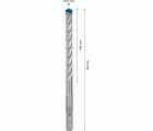 Broca para martillo EXPERT SDS plus-7X de 10 x 100 x 165 mm, 10 unidades