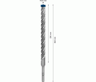 Broca para martillo EXPERT SDS plus-7X de 16 x 200 x 265 mm, 10 unidades