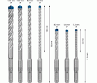 Set de brocas para martillo EXPERT SDS plus-7X 5/6/6/8/8/10/12 mm, 7 unidades