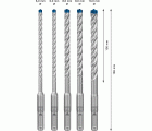 Set de brocas para martillo EXPERT SDS plus-7X de 6/6/8/8/10 mm, 5 unidades
