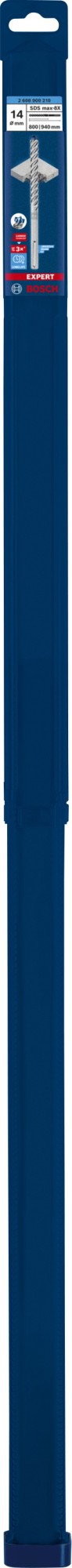 Broca para martillo EXPERT SDS max-8X de 14 x 800 x 940 mm