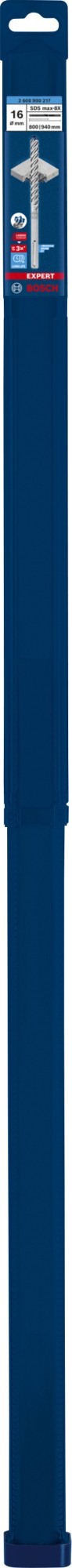 Broca para martillo EXPERT SDS max-8X de 16 x 800 x 940 mm