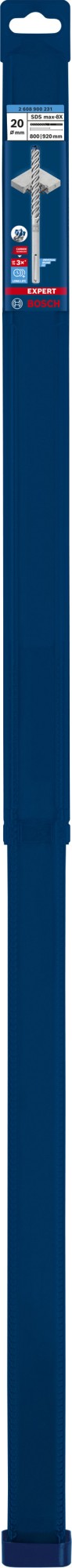 Broca para martillo EXPERT SDS max-8X de 20 x 800 x 920 mm