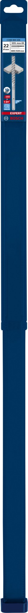 Broca para martillo EXPERT SDS max-8X de 22 x 800 x 920 mm
